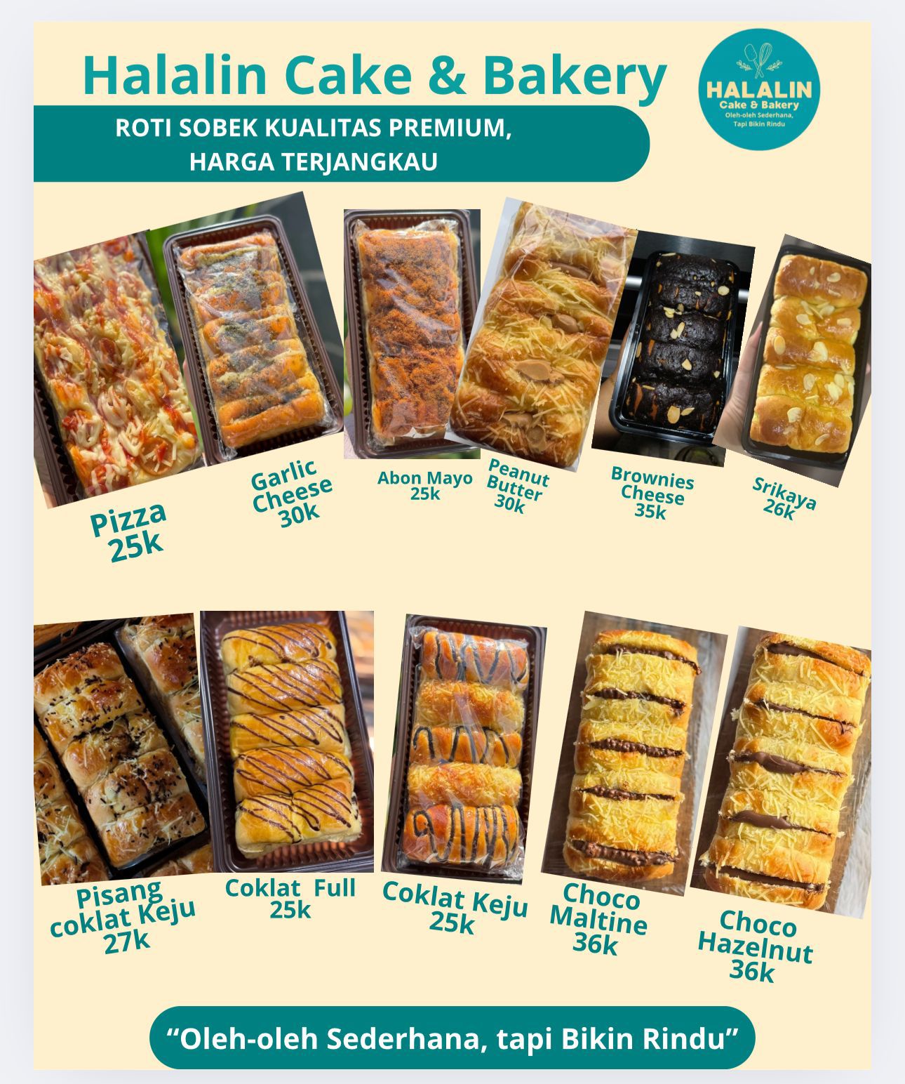 Menu Roti Sobek